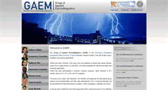 Desktop Screenshot of gaem.tlc.unipr.it
