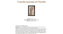 Desktop Screenshot of consultafilosoficaitaliana.unipr.it