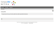 Tablet Screenshot of campusnet.unipr.it