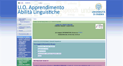 Desktop Screenshot of cla.unipr.it