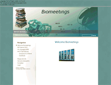 Tablet Screenshot of biomeetings.unipr.it